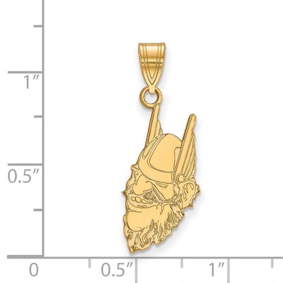 10k Yellow Gold U. of Idaho Large Pendant - Picture 2 of 4